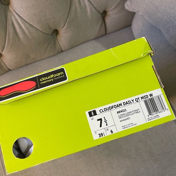 Addidas Sneaker Gray Cloudfoam - Picture 6 of 7